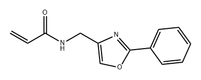 N-[(2-phenyl-1,3-oxazol-4-yl)methyl]prop-2-enami
de Structure