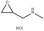 2-Oxiranemethanamine, N-methyl-, hydrochloride (1:1) Structure