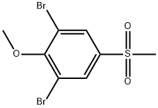 1,3-Dibromo-2-methoxy-5-(methylsulfonyl)benzene Structure