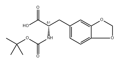 (S)?-2-Boc-amino-3-(benzo[d][1,3]dioxol-5-yl)propanoicacid Structure