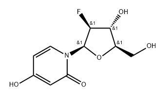 2'-Deoxy-2'-fluoro-3-Deaza-arabinouridine 구조식 이미지