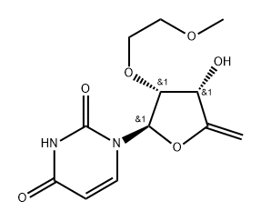 4',5'-Didehydro-2'-O-(2-methoxyethyl)uridine Structure