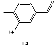 3-amino-4-fluorobenzaldehyde hydrochloride Structure