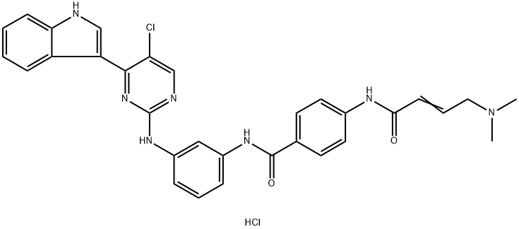 THZ1 Dihydrochloride 구조식 이미지