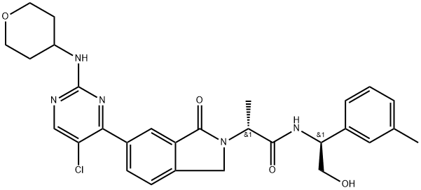 ERK1/2 inhibitor 1 Structure