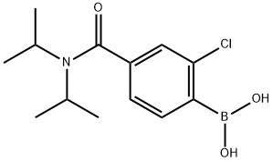 B-[4-[[Bis(1-methylethyl)amino]carbonyl]-2-chlorophenyl]boronic acid Structure