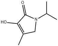 1,5-Dihydro-3-hydroxy-4-methyl-1-(1-methylethyl)-2H-pyrrol-2-one Structure