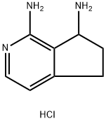 6,7-Dihydro-5H-cyclopenta[c]pyridine-1,7-diamine dihydrochloride 구조식 이미지