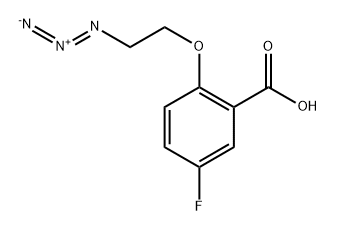 Benzoic acid, 2-(2-azidoethoxy)-5-fluoro- Structure