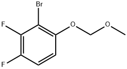 2-bromo-3,4-difluoro-1-(methoxymethoxy)benzene Structure