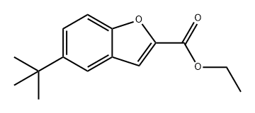 ethyl 5-(tert-butyl)benzofuran-2-carboxylate Structure