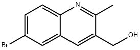 (6-bromo-2-methylquinolin-3-yl)methanol Structure