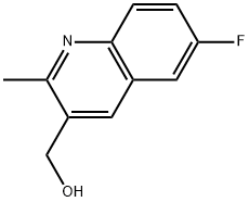 3-(bromomethyl)-6-fluoro-2-methylquinoline Structure