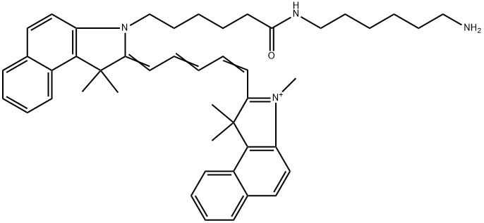 Cyanine5.5 amine Structure