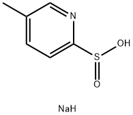 2-Pyridinesulfinic acid, 5-methyl-, sodium salt (1:1) Structure