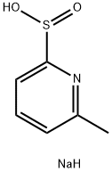 2-Pyridinesulfinic acid, 6-methyl-, sodium salt (1:1) Structure