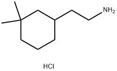 2-(3,3-Dimethylcyclohexyl)ethan-1-amine Hydrochloride Structure