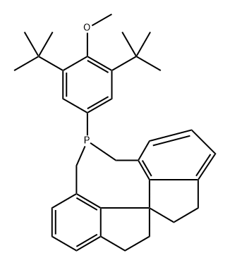 4H-Diindeno[7,1-cd:1',7'-ef]phosphocin, 5-[3,5-bis(1,1-dimethylethyl)-4-methoxyphenyl]-5,6,10,11,12,13-hexahydro-, (11aS)- Structure