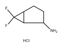 6,6-difluorobicyclo[3.1.0]hexan-2-amine hydrochloride Structure