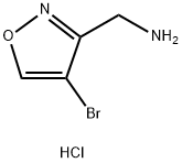 1-(4-bromo-1,2-oxazol-3-yl)methanamine hydrochloride 구조식 이미지