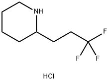 2-(3,3,3-trifluoropropyl)piperidine hydrochloride 구조식 이미지