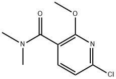 6-chloro-2-methoxy-N,N-dimethylnicotinamide Structure