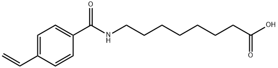 8-[(4-Ethenylbenzoyl)amino]octanoic acid 구조식 이미지