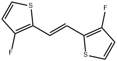 Thiophene, 2,2'-(1E)-1,2-ethenediylbis[3-fluoro- Structure