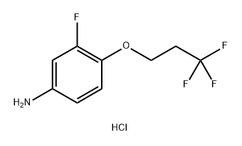 3-fluoro-4-(3,3,3-trifluoropropoxy)aniline Structure