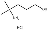 4-Amino-4-methylpentan-1-ol hydrochloride 구조식 이미지