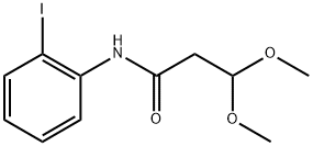 N-(2-iodophenyl)-3,3-dimethoxypropanamide Structure