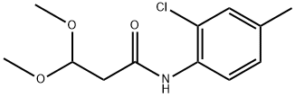 N-(2-chloro-4-methylphenyl)-3,3-dimethoxypropanamide Structure