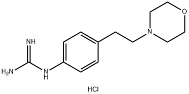 1-(4-(2-morpholinoethyl)phenyl)guanidine hydrochloride(WXC06824) Structure