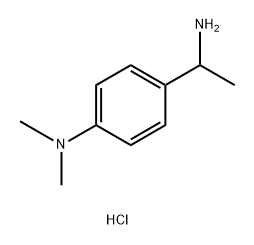 4-(1-AMINOETHYL)-N,N-DIMETHYLANILINE DIHYDROCHLORIDE Structure