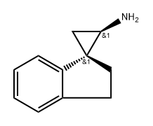 rel-(+)-(1S,2R)-2',3'-Dihydrospiro[cyclopropane-1,1'-inden]-2-amine Structure