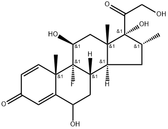 6-Hydroxy Dexamethasone (Mixture of Diastereomers) Structure