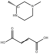 (3R)-1,3-Dimethyl-piperazine fumarate Structure