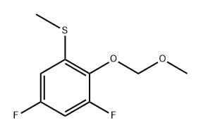 1,5-Difluoro-2-(methoxymethoxy)-3-(methylthio)-benzene 구조식 이미지