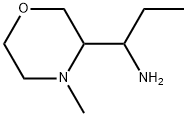 3-Morpholinemethanamine, α-ethyl-4-methyl- 구조식 이미지