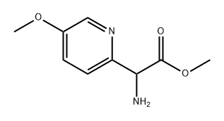 methyl 2-amino-2-(5-methoxypyridin-2-yl)acetate Structure