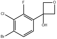 3-(4-bromo-3-chloro-2-fluorophenyl)oxetan-3-ol Structure