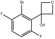 3-(2-bromo-3,6-difluorophenyl)oxetan-3-ol Structure