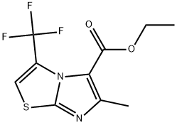 ethyl 6-methyl-3-(trifluoromethyl)imidazo[2,1-b]thiazole-5-carboxylate Structure