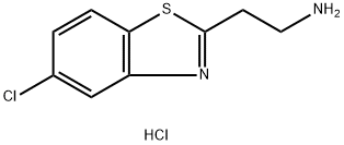 2-(5-chloro-1,3-benzothiazol-2-yl)ethan-1-amine hydrochloride Structure