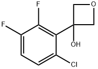 3-(6-chloro-2,3-difluorophenyl)oxetan-3-ol 구조식 이미지