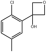 3-(2-chloro-5-methylphenyl)oxetan-3-ol Structure