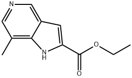 ethyl 7-methyl-1H-pyrrolo[3,2-c]pyridine-2-carboxylate 구조식 이미지