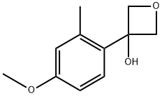 3-(4-methoxy-2-methylphenyl)oxetan-3-ol Structure