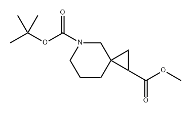 5-tert-butyl 1-methyl 5-azaspiro[2.5]octane-1,5-dicarboxylate Structure