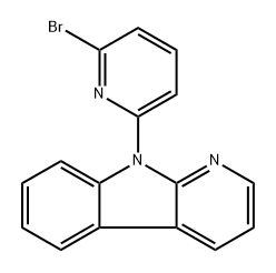 9-(6-Bromo-2-pyridinyl)-9H-pyrido[2,3-b]indole Structure